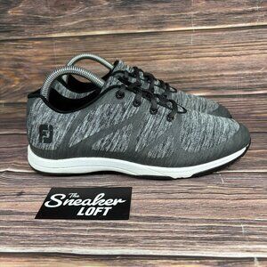 FootJoy Spikeless Women's Gray Black Athletic Golf‎ Shoes